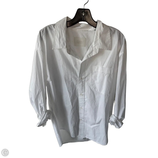 Blouse Long Sleeve By Citizens Of Humanity In White, Size: M