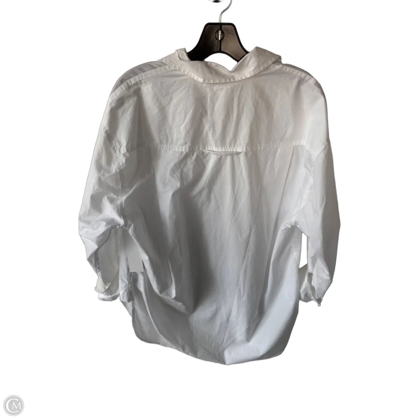 Blouse Long Sleeve By Citizens Of Humanity In White, Size: M