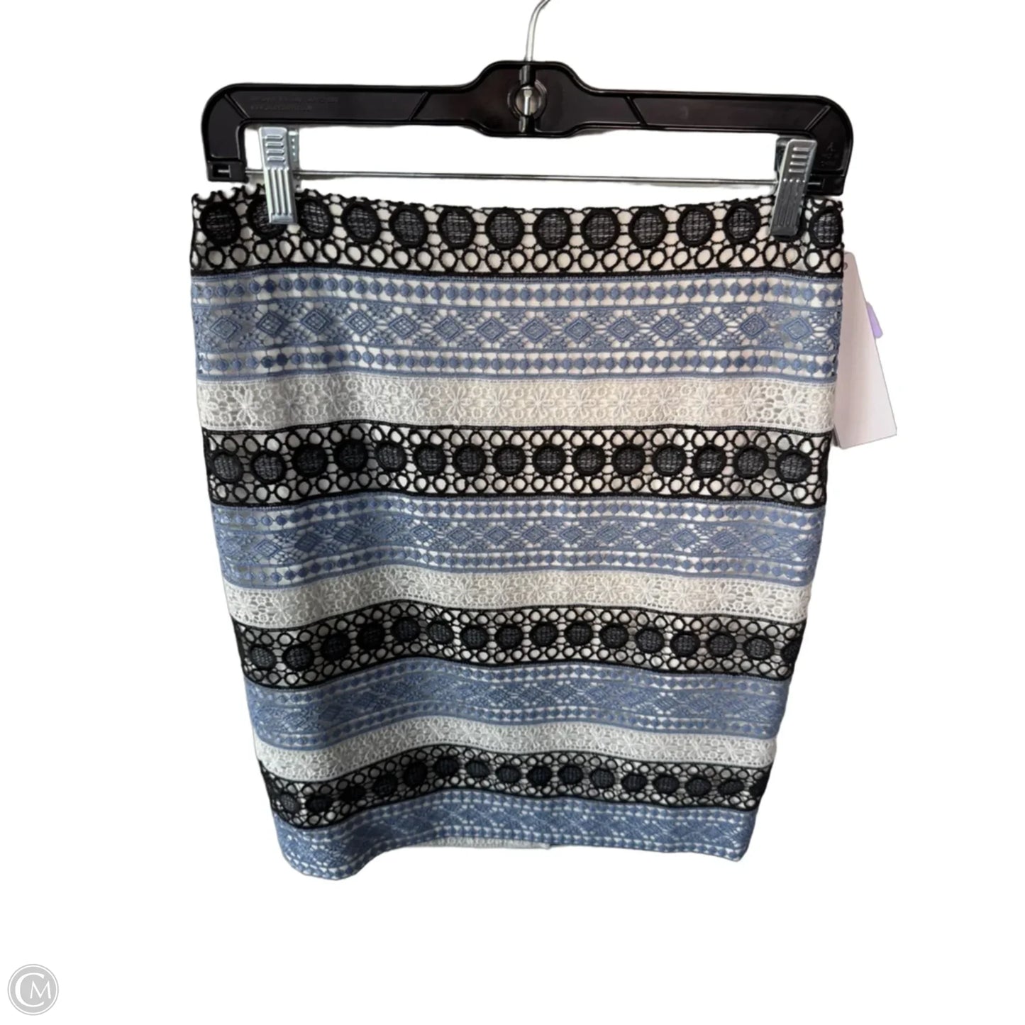 Skirt Mini & Short By Talbots In Black & Blue, Size: 4p