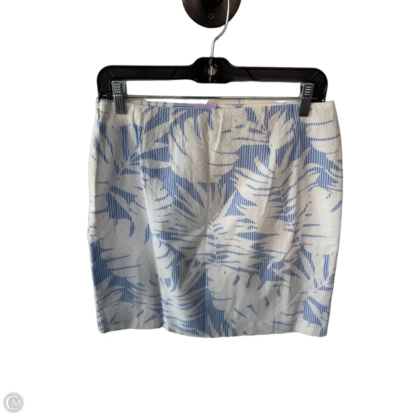 Skirt Mini & Short By Talbots In Blue & White, Size: 4