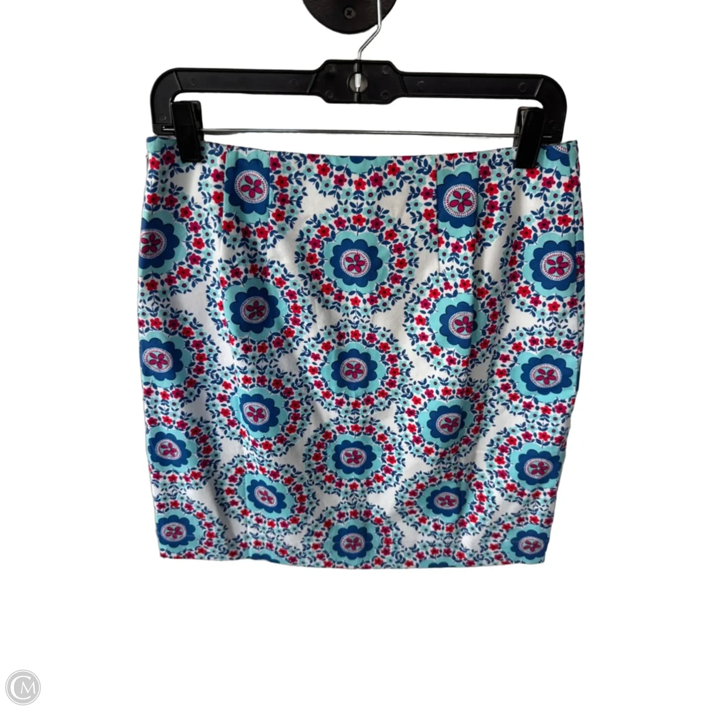 Skirt Mini & Short By Talbots In Blue & White, Size: 4p