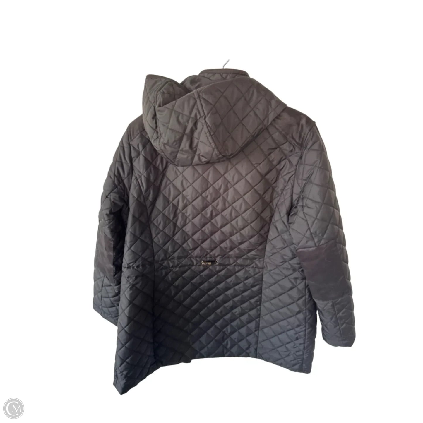 Coat Puffer & Quilted By Lauren By Ralph Lauren In Black, Size: M