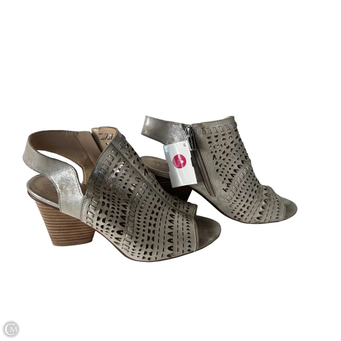 Shoes Heels Block By Vince Camuto In Grey, Size: 8.5