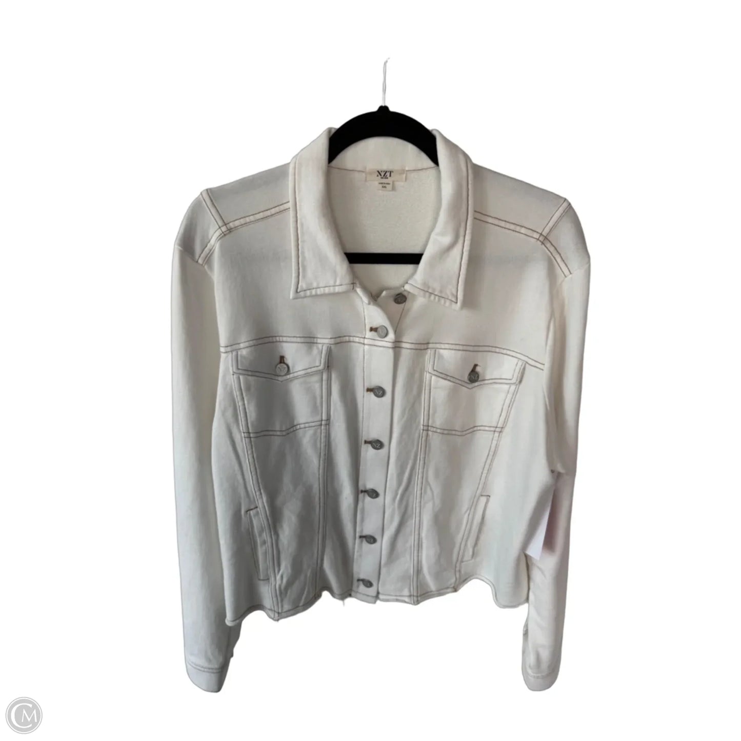Jacket Other By Nic + Zoe In White, Size: Xxl