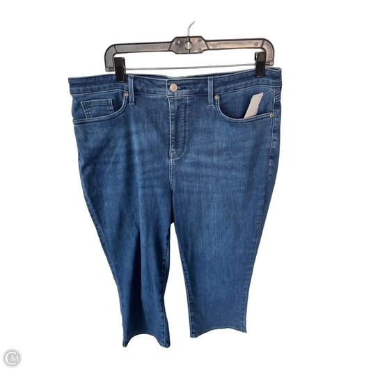 Capris By Not Your Daughters Jeans In Blue Denim, Size: 14