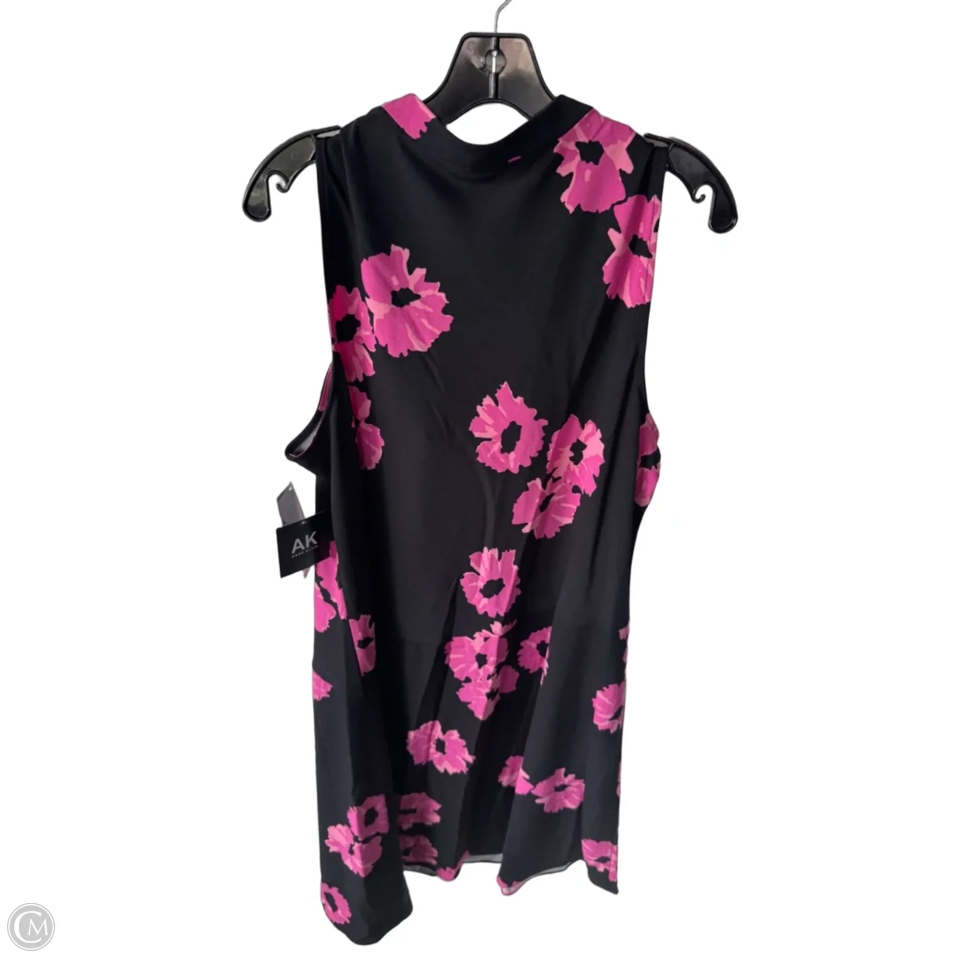 anne klein women's dresses Dress Work By Anne Klein In Black & Pink, Size: Xl
