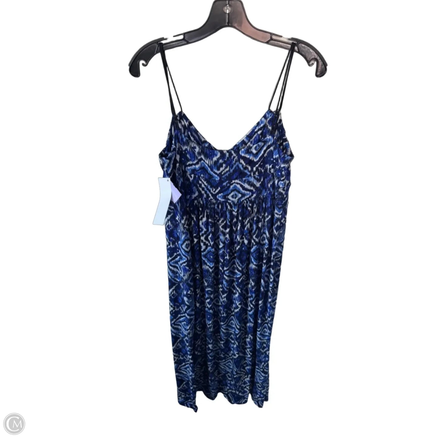 Dress Casual Maxi By American Living In Blue & White, Size: L