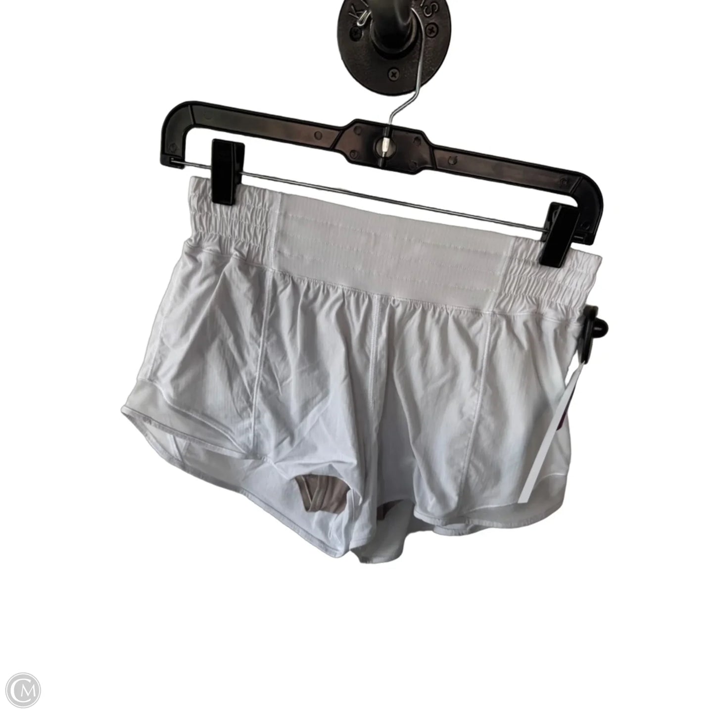 Athletic Shorts By Lululemon In White, Size: 6