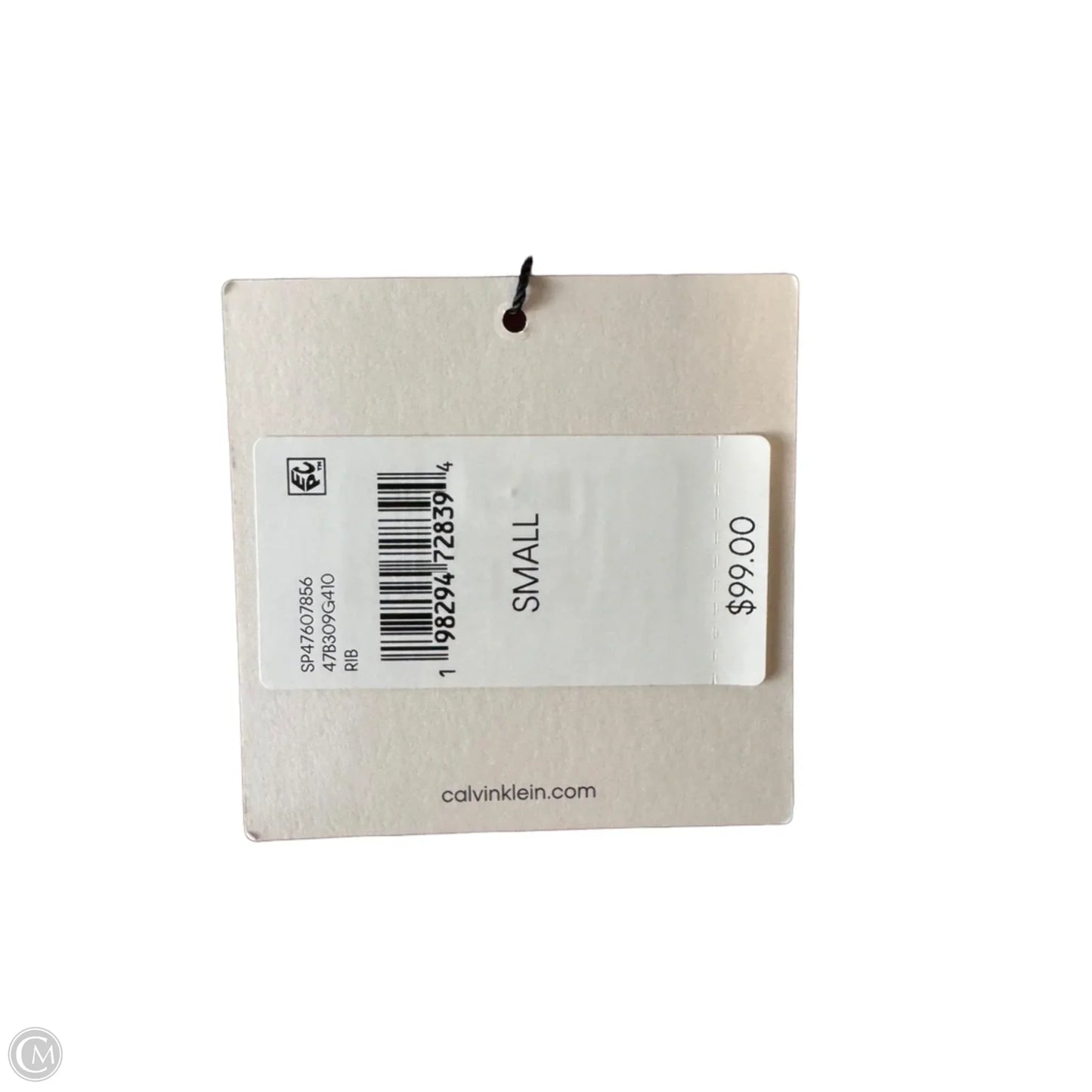 Dress Casual Midi By Calvin Klein In Grey, Size: S
