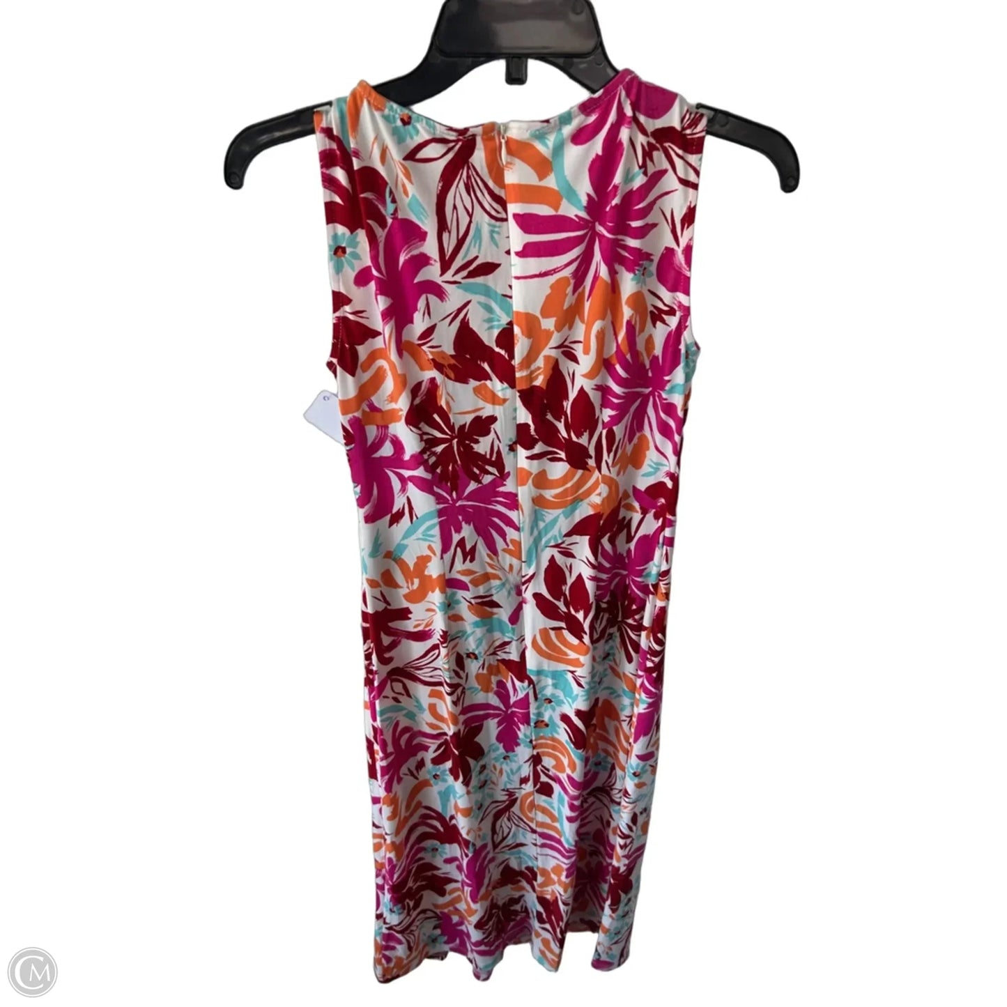Dress Casual Midi By Maggy London In Red & White, Size: S