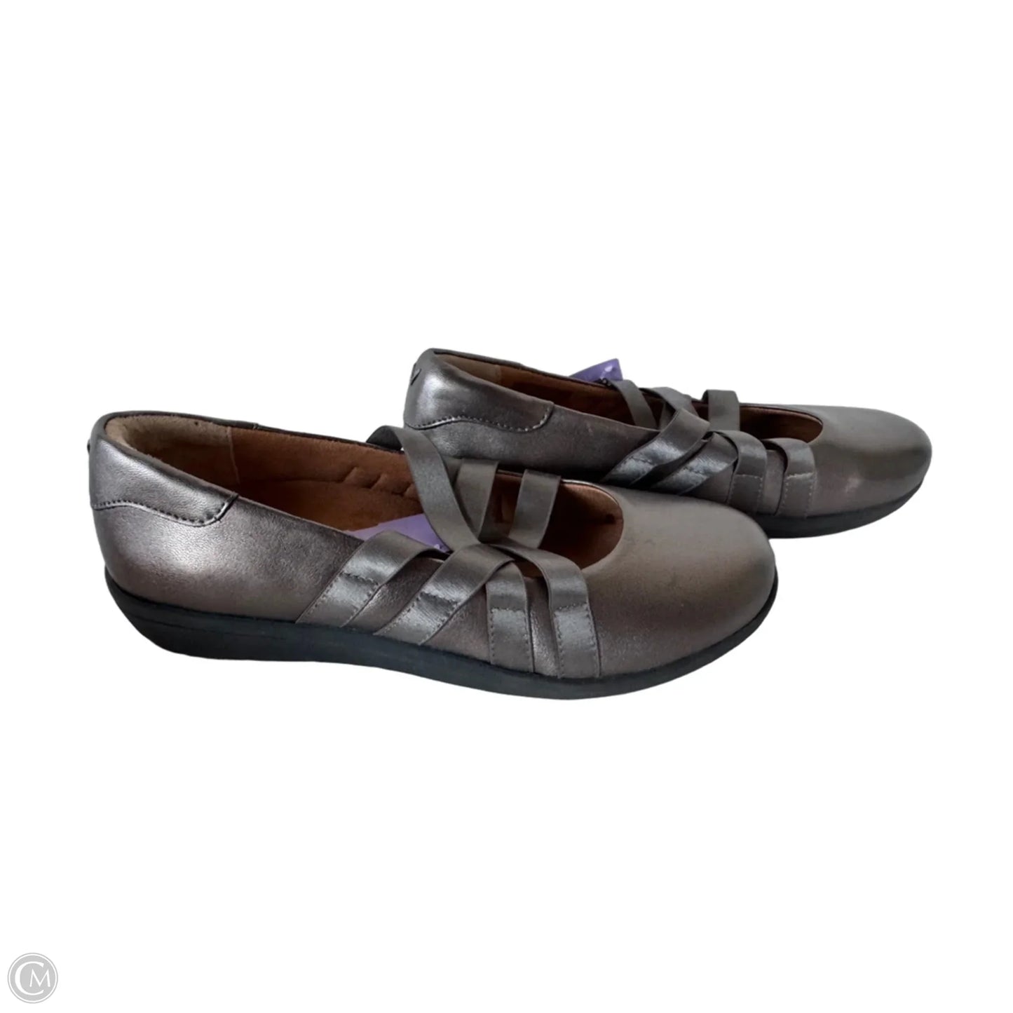 Shoes Flats By Vionic In Grey, Size: 8