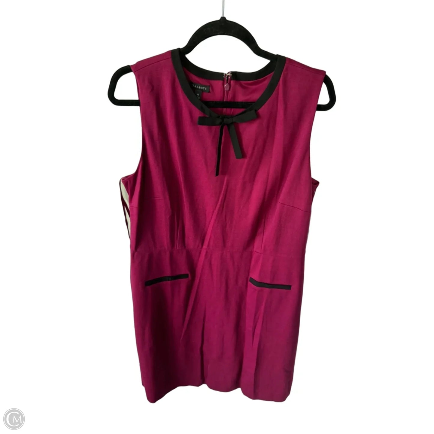 Dress Work By Talbots In Black & Pink, Size: L