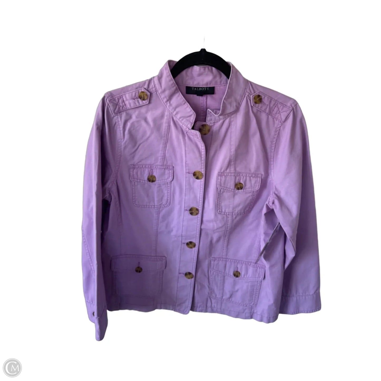 Jacket Other By Talbots In Purple, Size: Lp