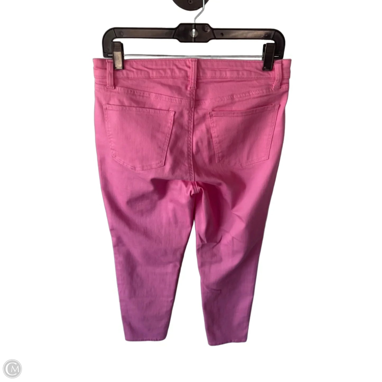 Jeans Straight By Talbots In Pink Denim, Size: 6p