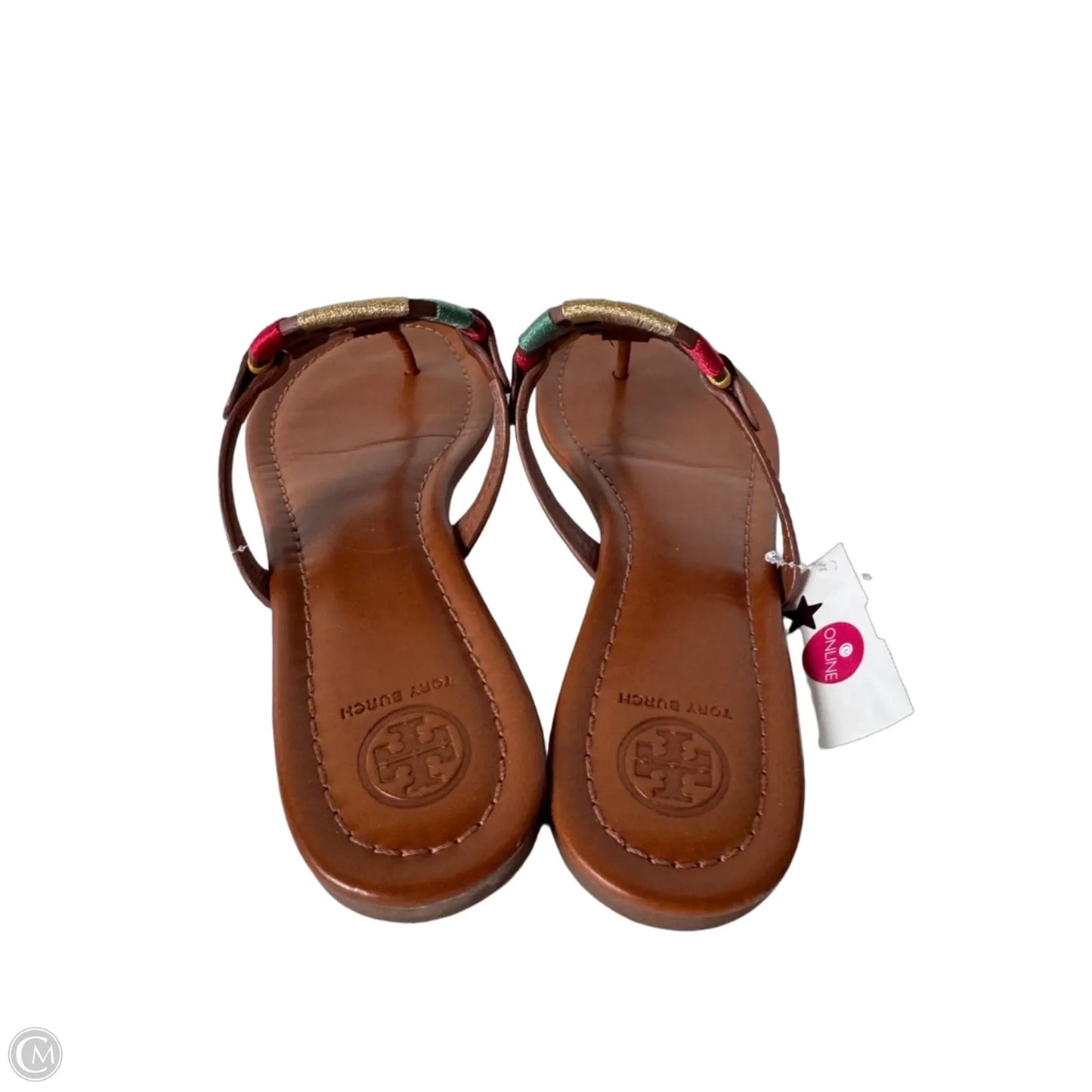 Sandals Designer By Tory Burch In Brown, Size: 9