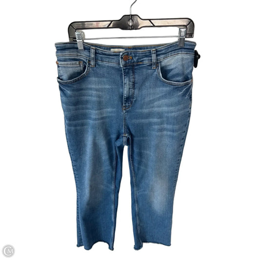 Jeans Straight By Pilcro In Blue Denim, Size: 14