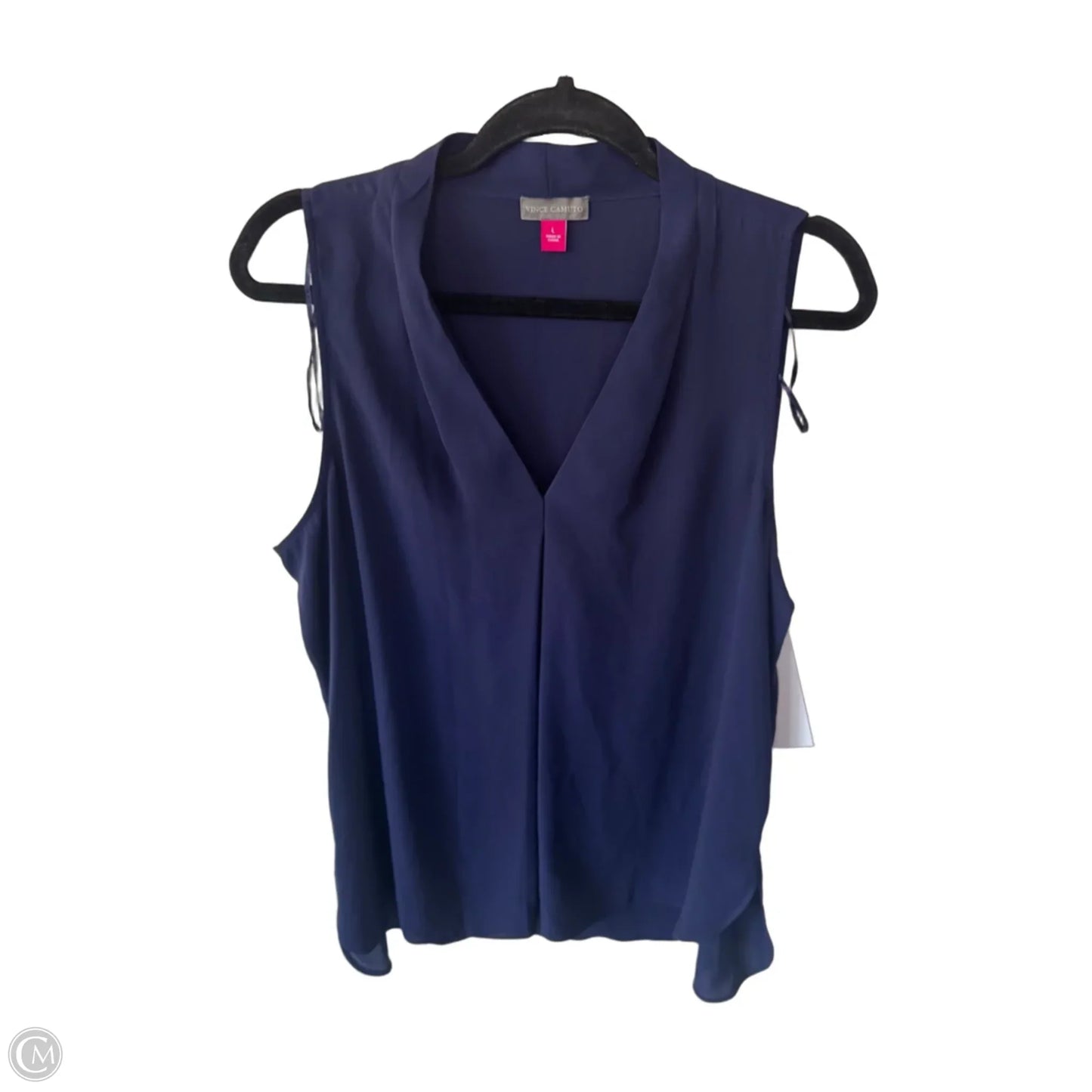 Top Sleeveless By Vince Camuto In Blue, Size: L