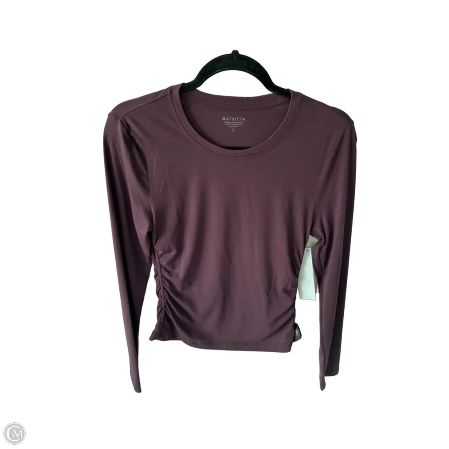 Athletic Top Long Sleeve Crewneck By Athleta In Purple, Size: S