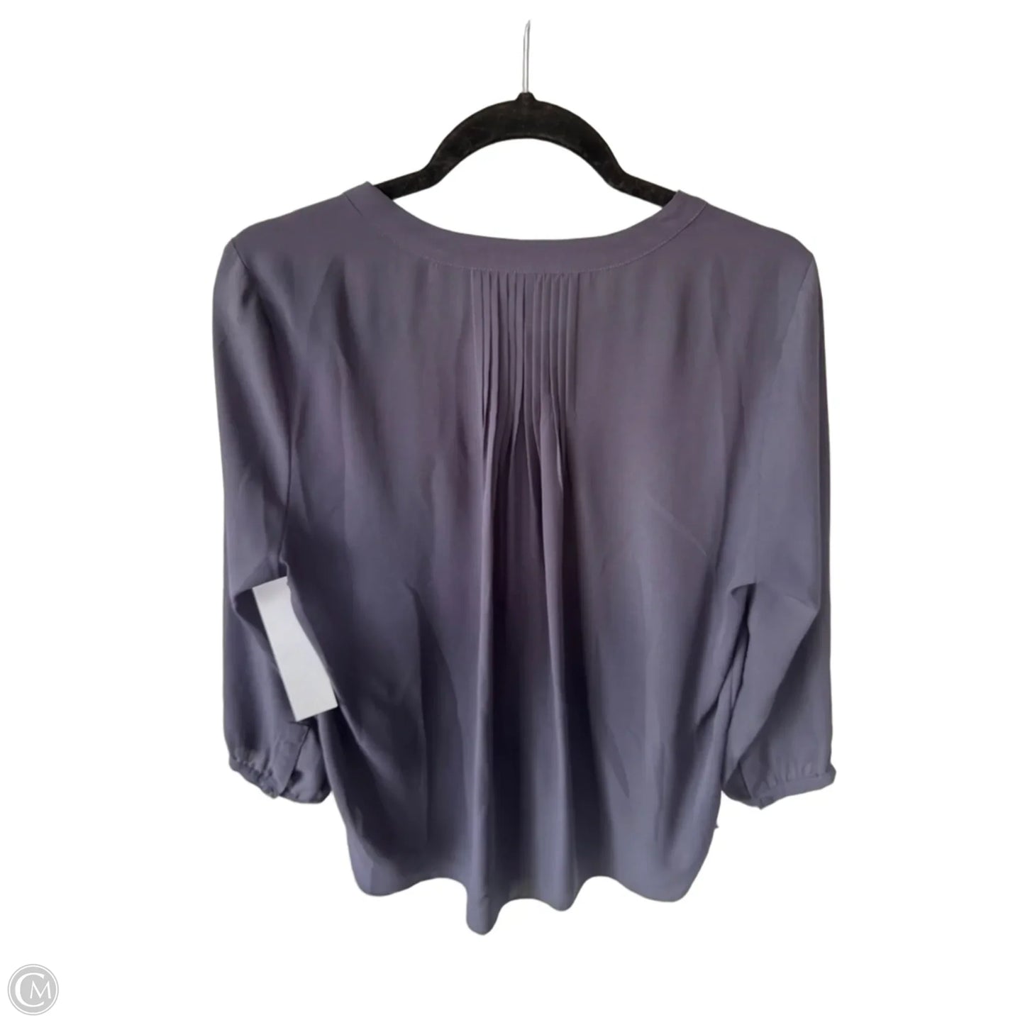 Top 3/4 Sleeve By Not Your Daughters Jeans In Purple, Size: M