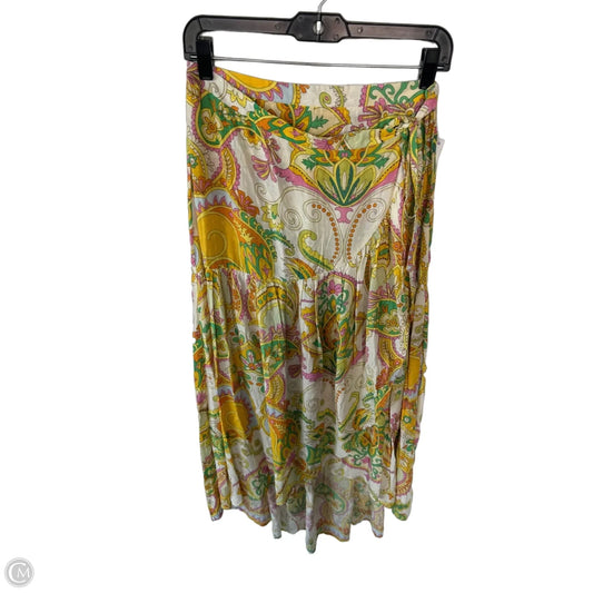 Skirt Maxi By Haute Hippie In Cream & Yellow, Size: 8