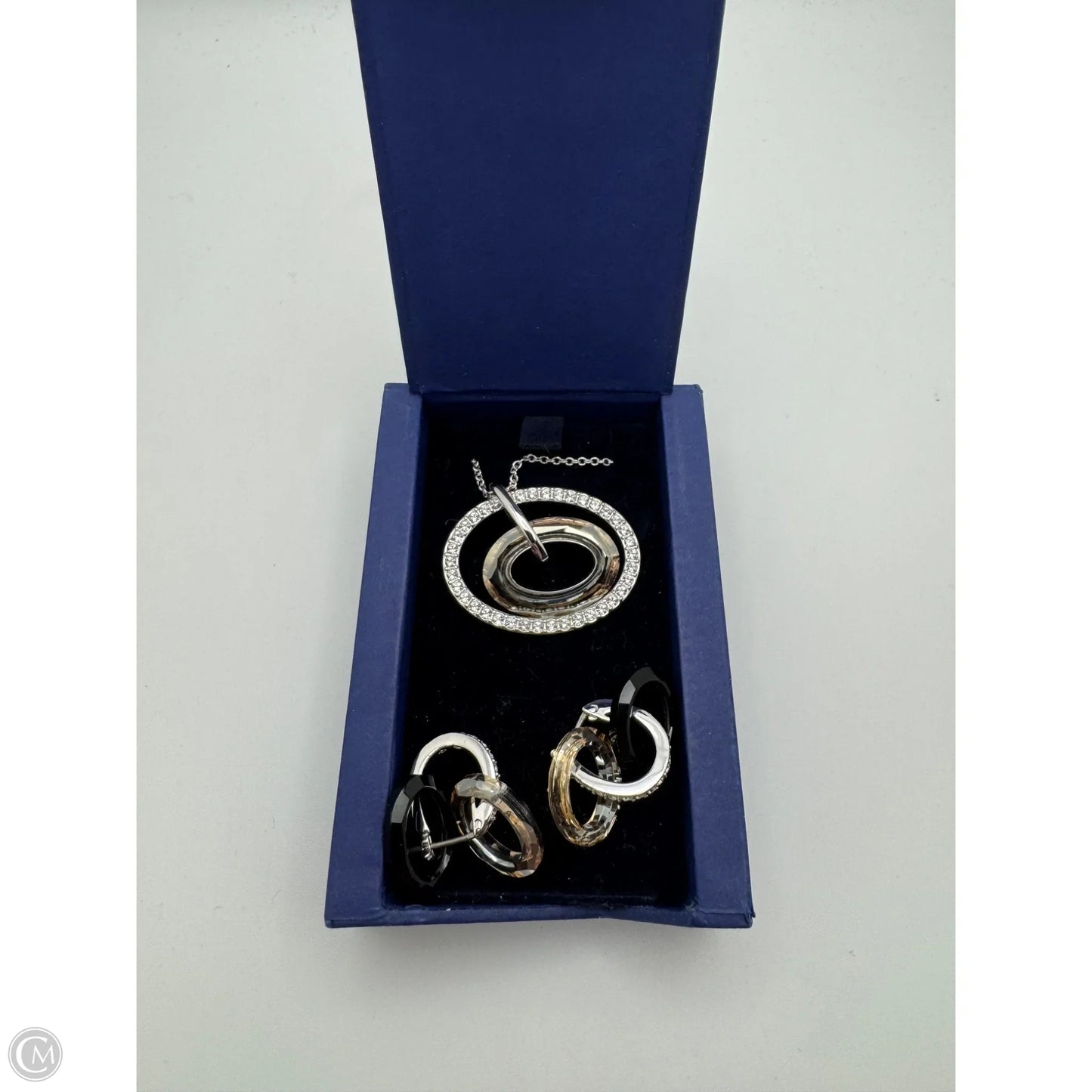 Necklace Set Designer By Swarovski, Size: 02 Piece Set