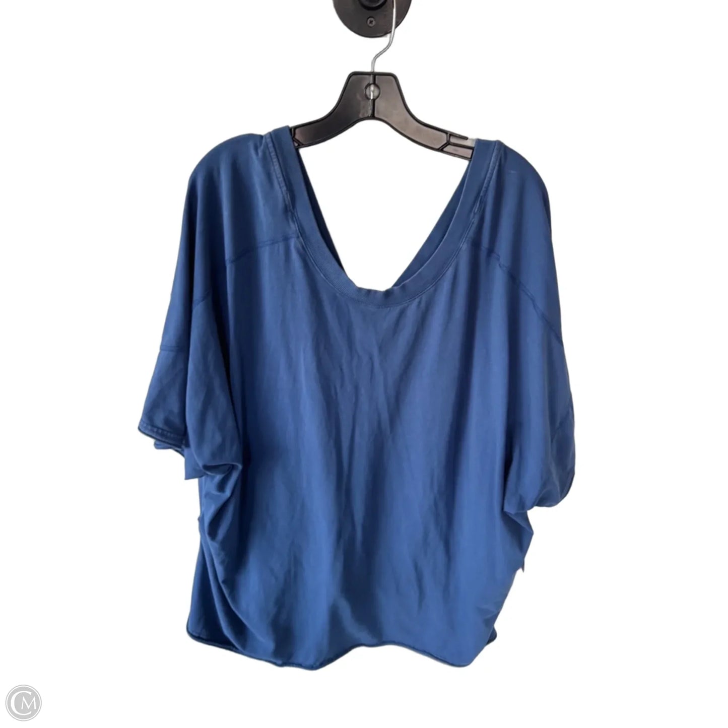Top Short Sleeve By Free People In Blue, Size: L