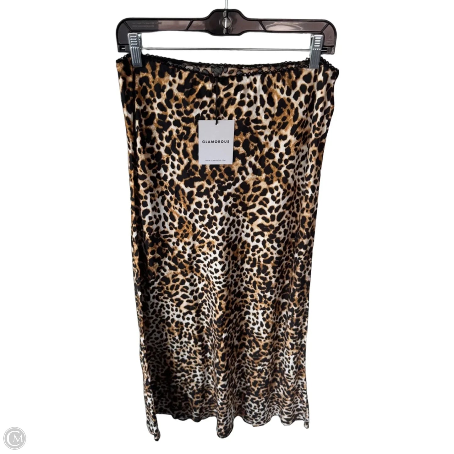 Skirt Maxi By Glamorous In Black & Cream, Size: 8