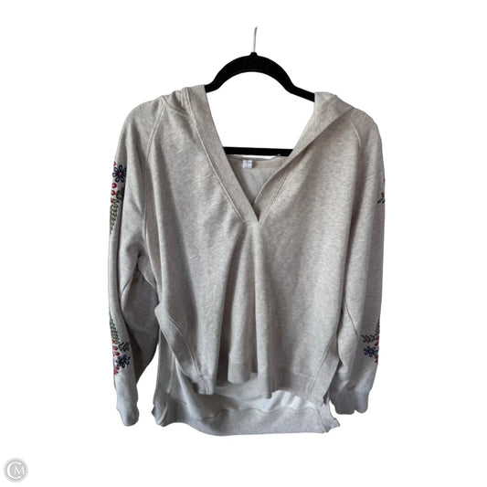Sweatshirt Hoodie By Daily Practice By Anthropologie In Tan, Size: L