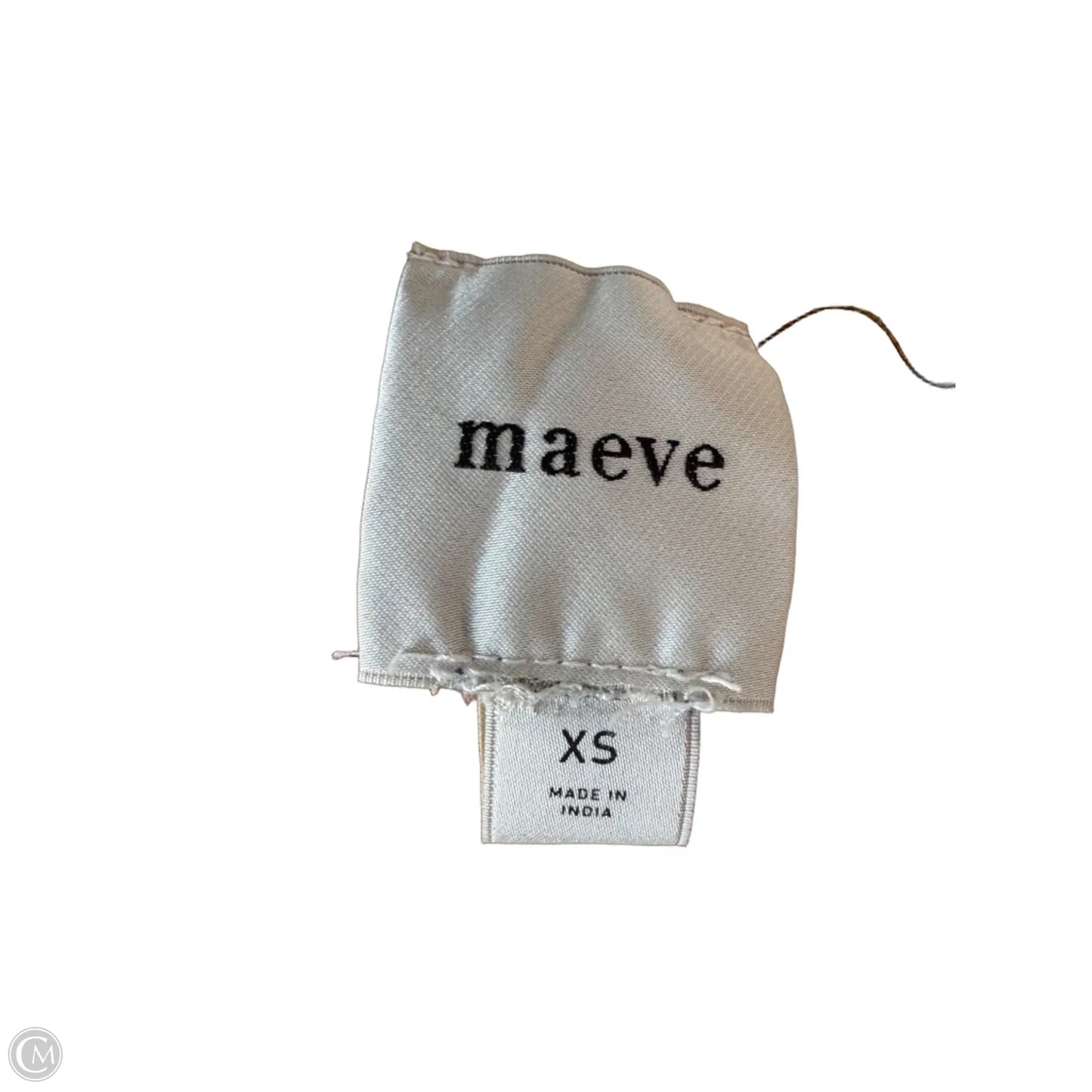 Top Sleeveless By Maeve In Yellow, Size: Xs