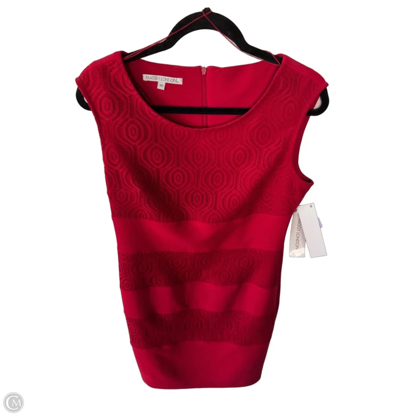 Dress Work By Maggy London In Red, Size: M