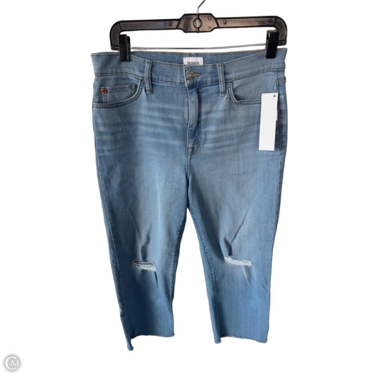 Jeans Straight By Hudson In Blue Denim, Size: 6