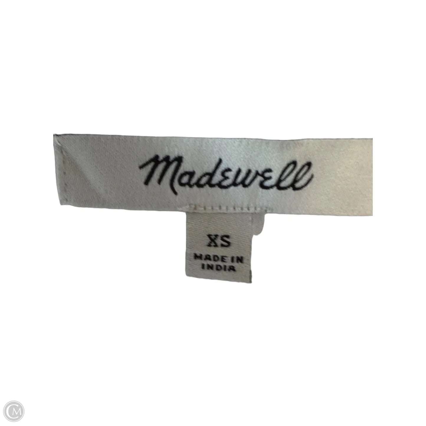 Top 3/4 Sleeve By Madewell In White, Size: Xs