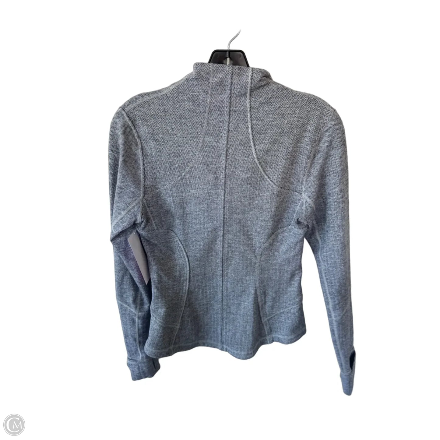 Athletic Jacket By Lululemon In Grey, Size: S