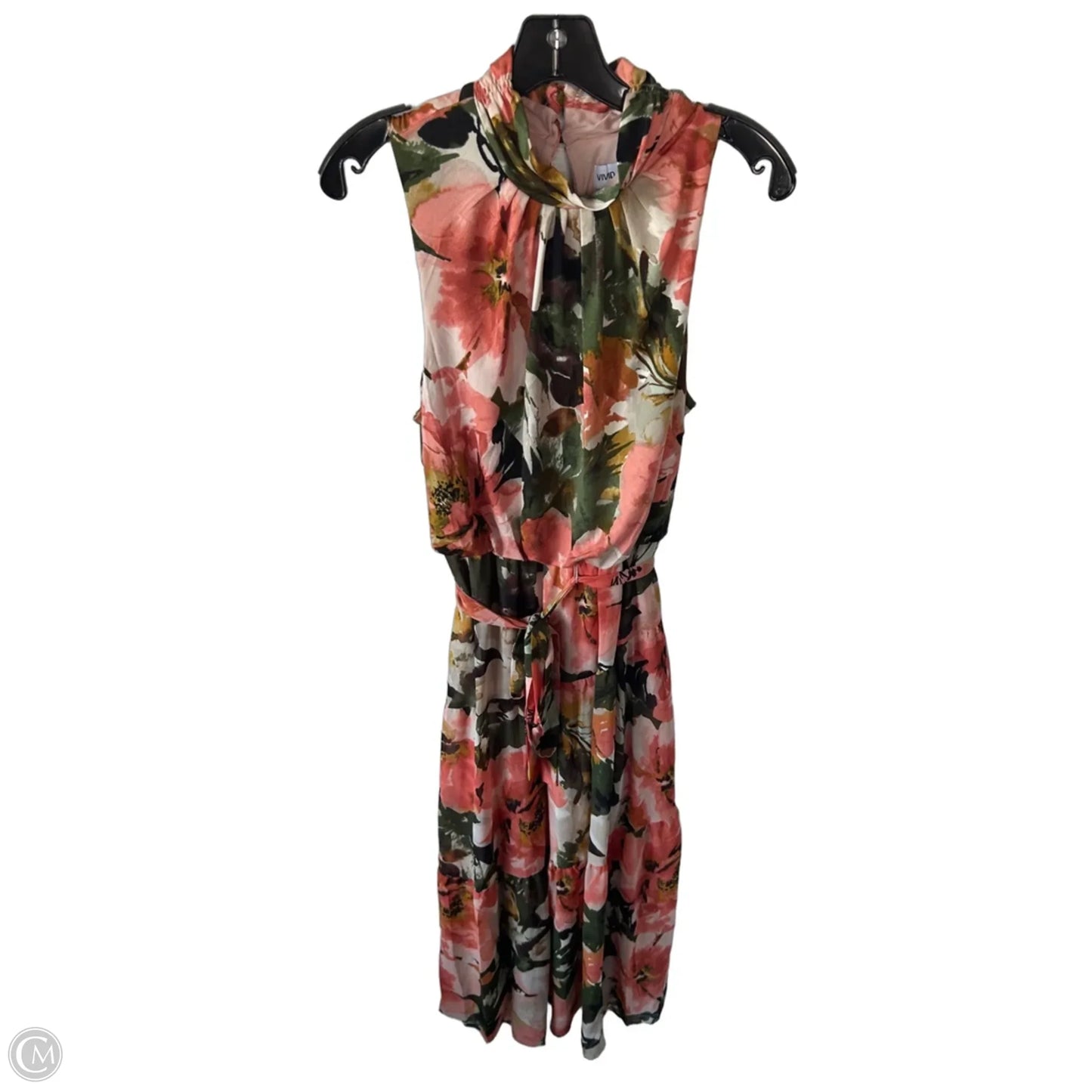 Dress Party Long By Cmc In Green & Orange, Size: Xl