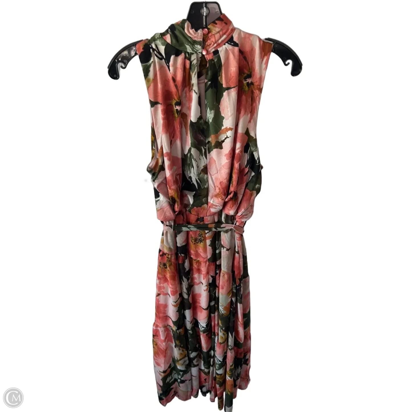 Dress Party Long By Cmc In Green & Orange, Size: Xl