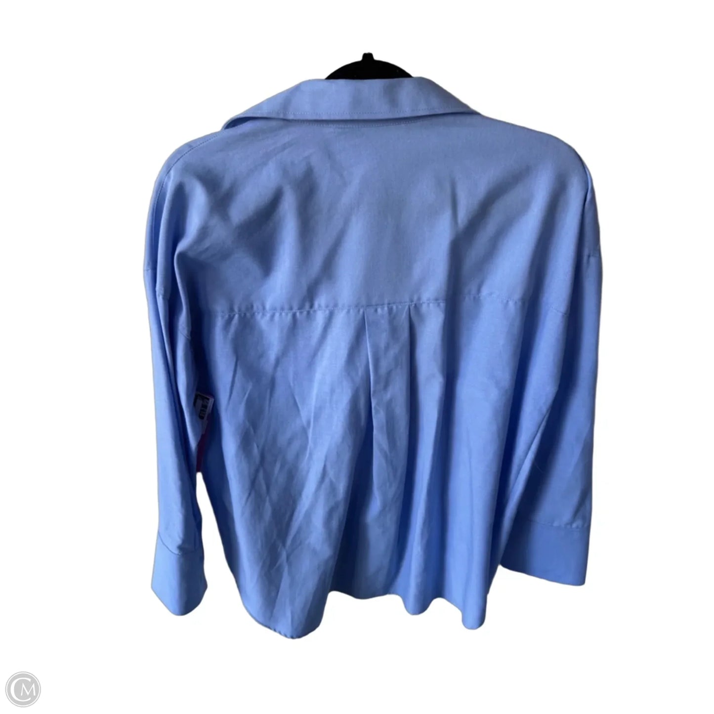 Top Long Sleeve By Zara In Blue, Size: S