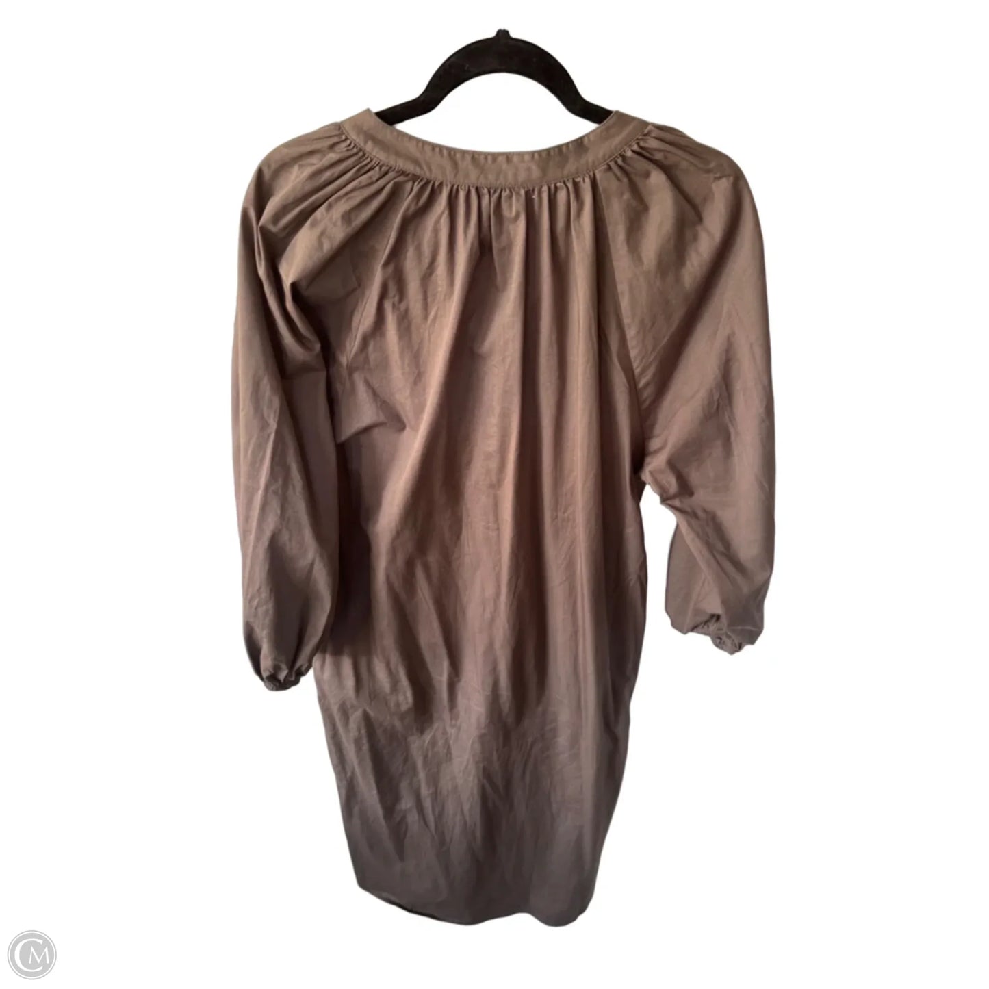 Dress Casual Midi By Sundry In Brown, Size: M