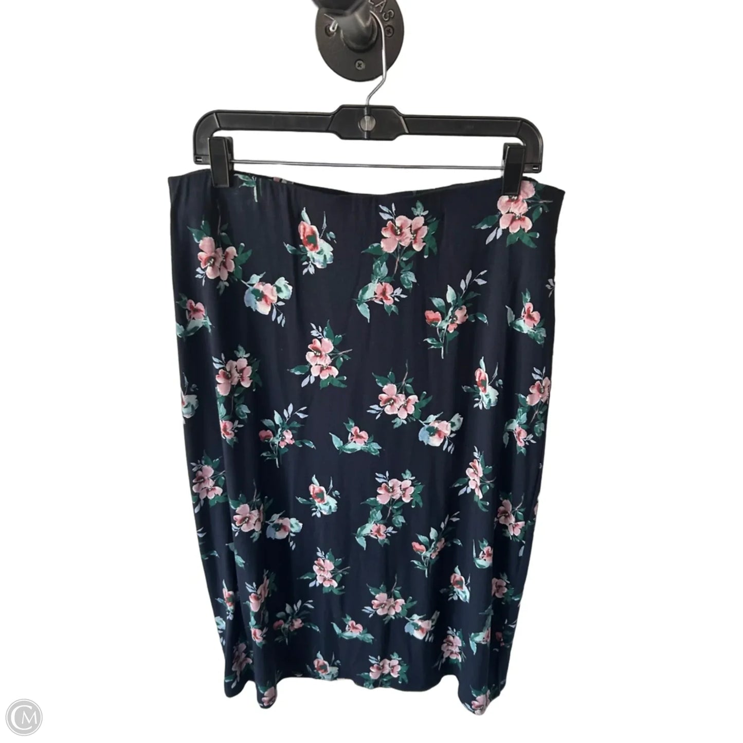 Skirt Midi By J. Jill In Navy, Size: 8