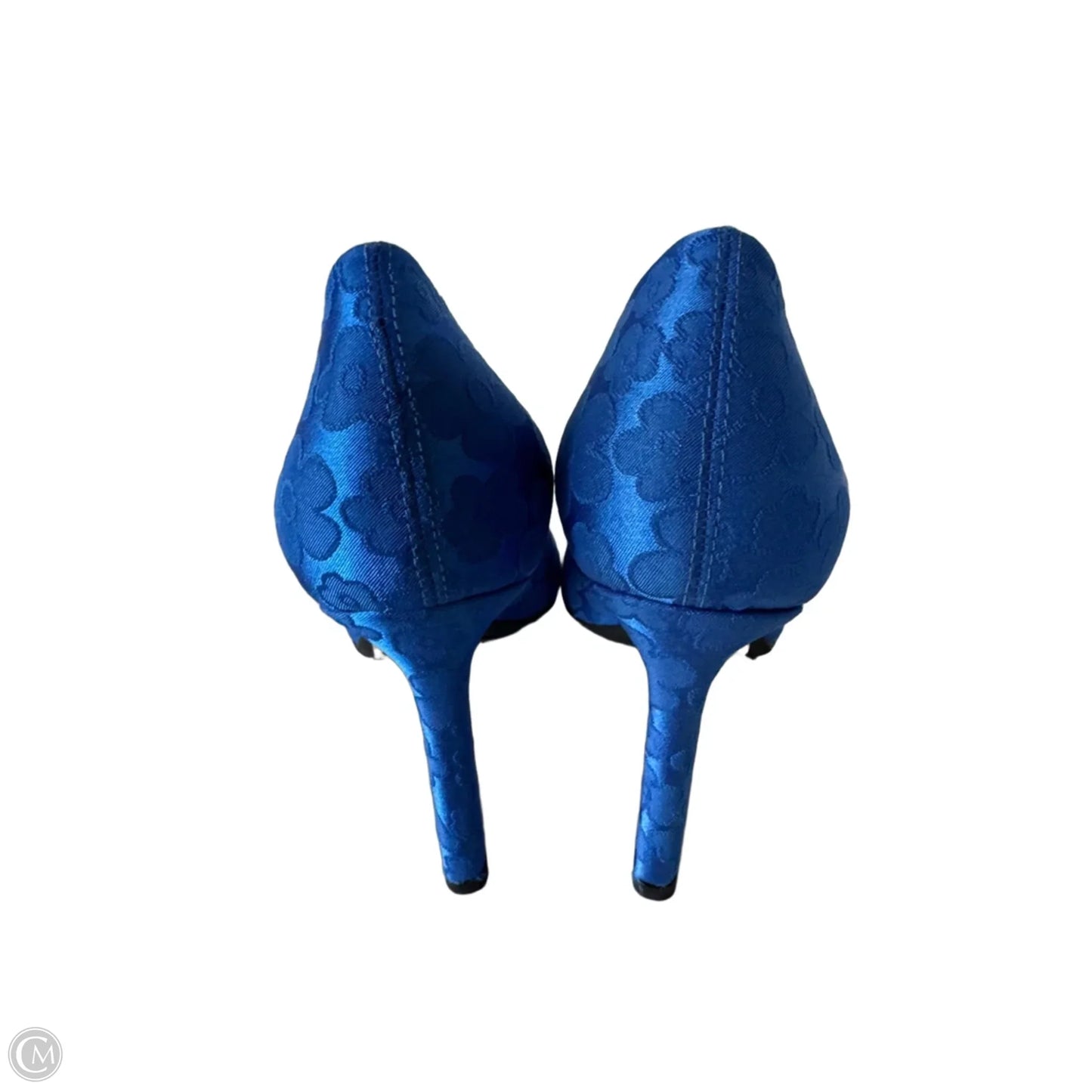 Shoes Heels Block By Gb In Blue, Size: 7