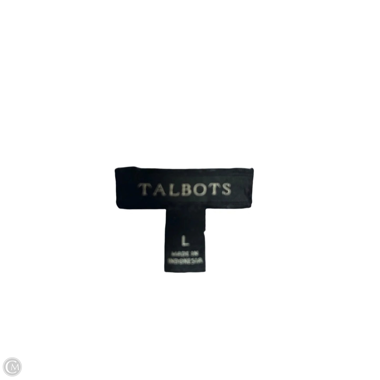 Top Long Sleeve By Talbots In Blue, Size: L