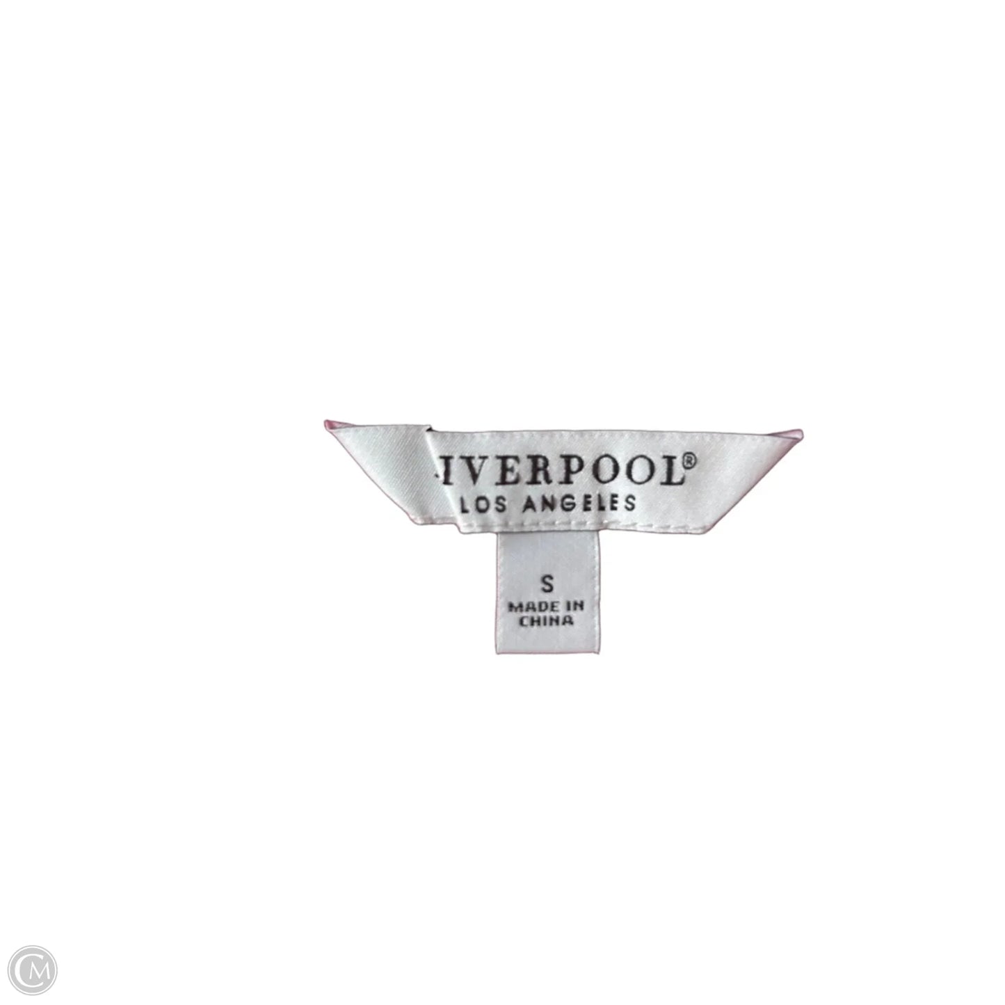 Top Short Sleeve By Liverpool In Pink, Size: S