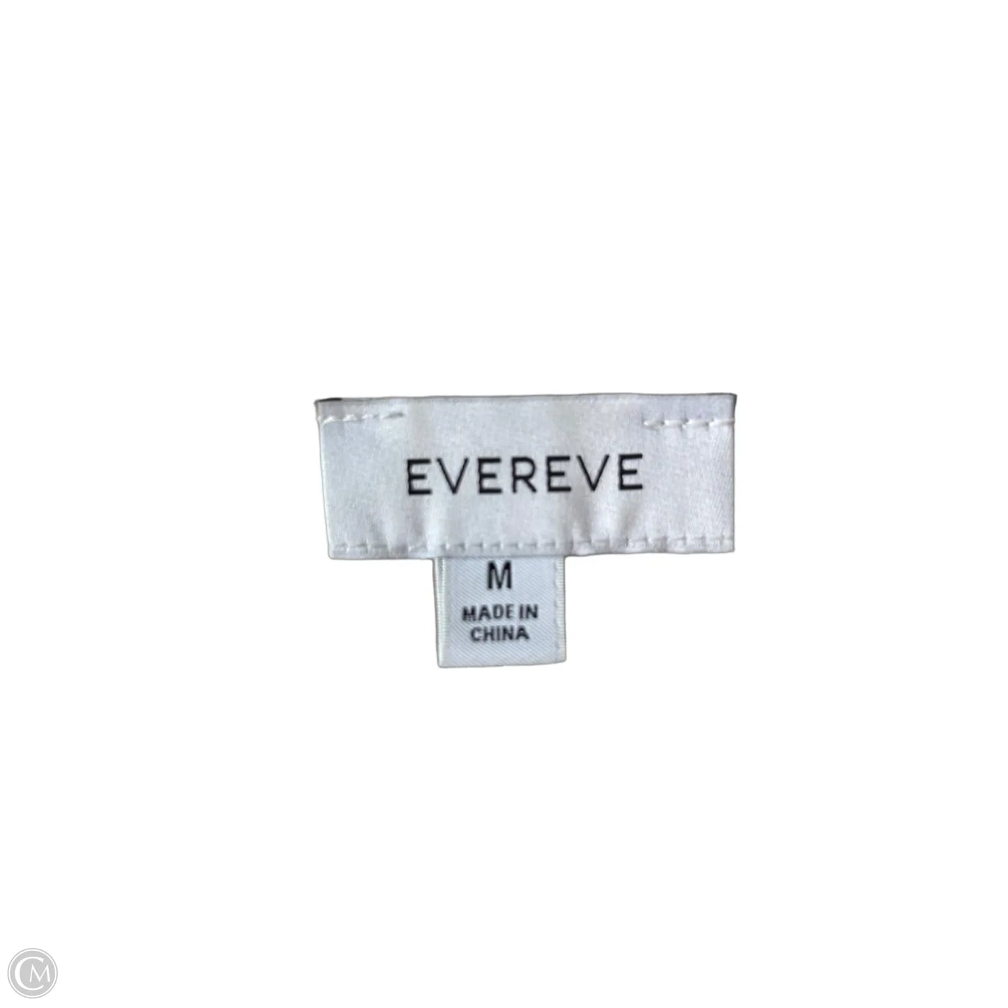 Top 3/4 Sleeve By Evereve In Cream, Size: M