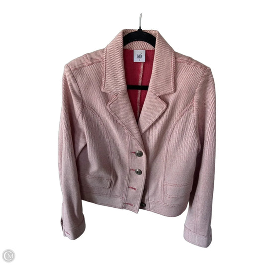 Blazer By Cabi In Cream & Orange, Size: M