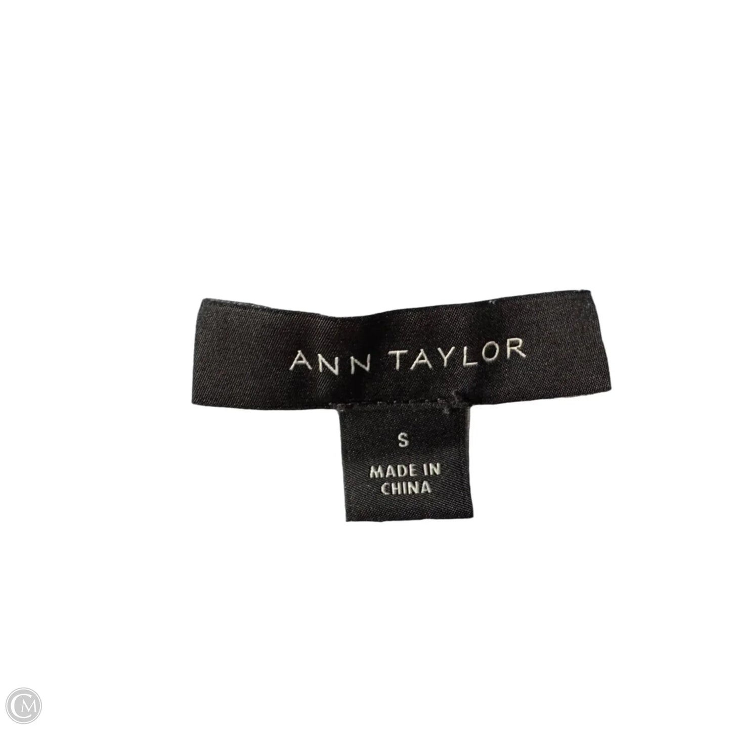 Sweater Short Sleeve By Ann Taylor In Blue & White, Size: S