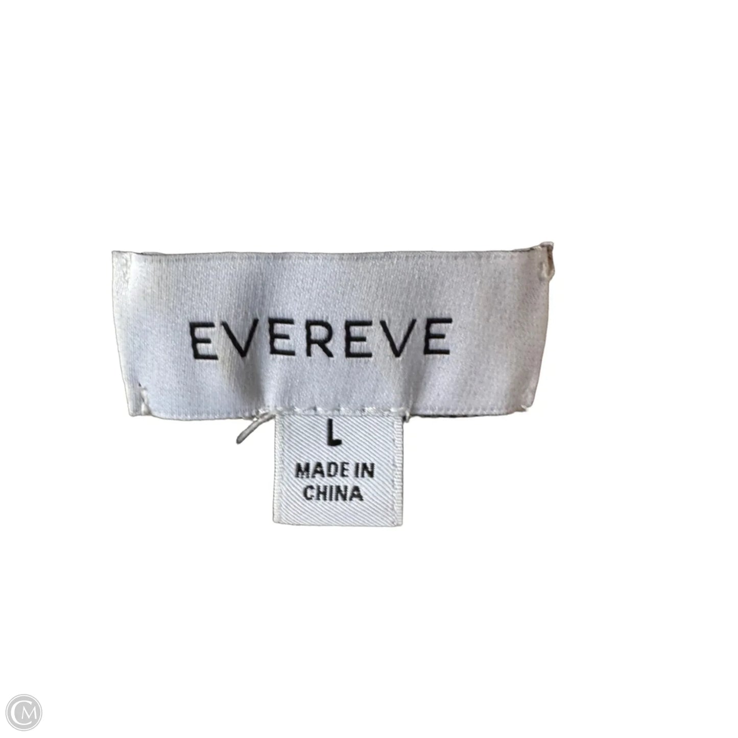 Sweater By Evereve In Black & Tan, Size: L