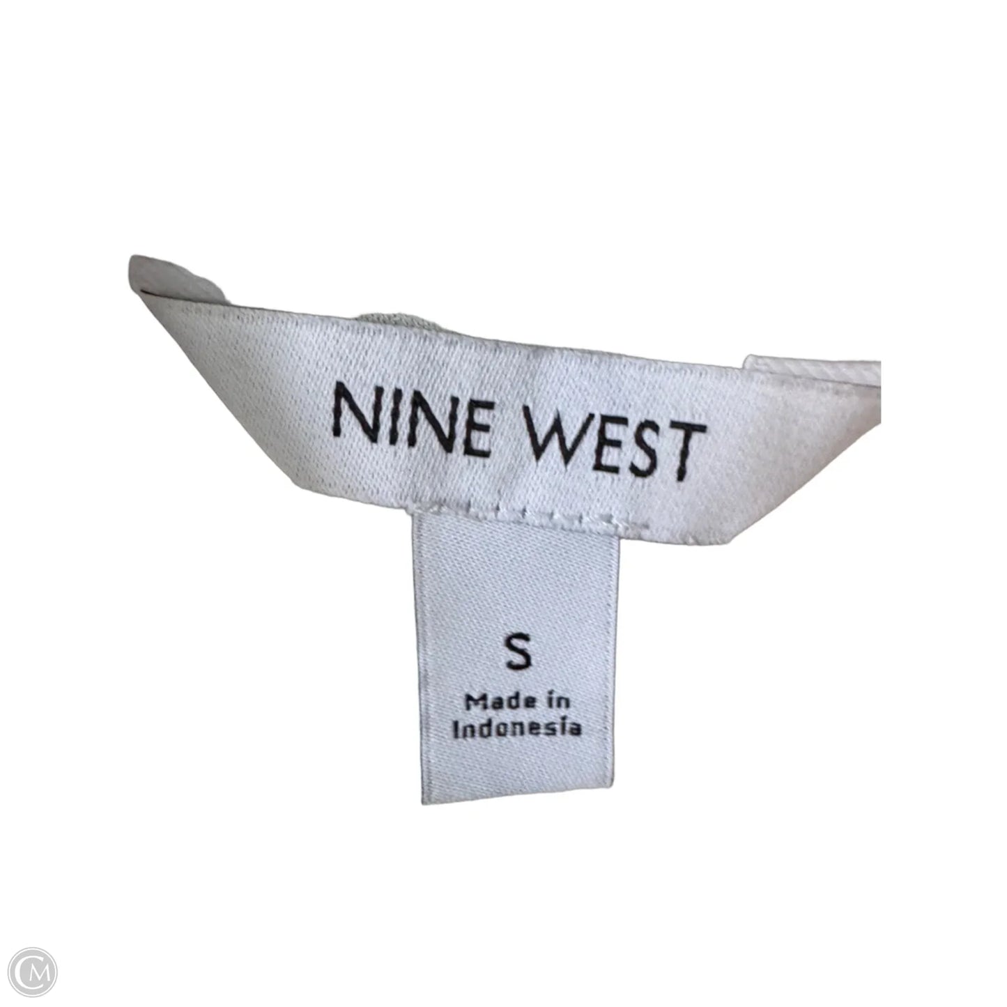 Dress Work By Nine West Apparel In Black & Cream, Size: S