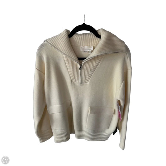 Sweater By Anthropologie In Cream, Size: S