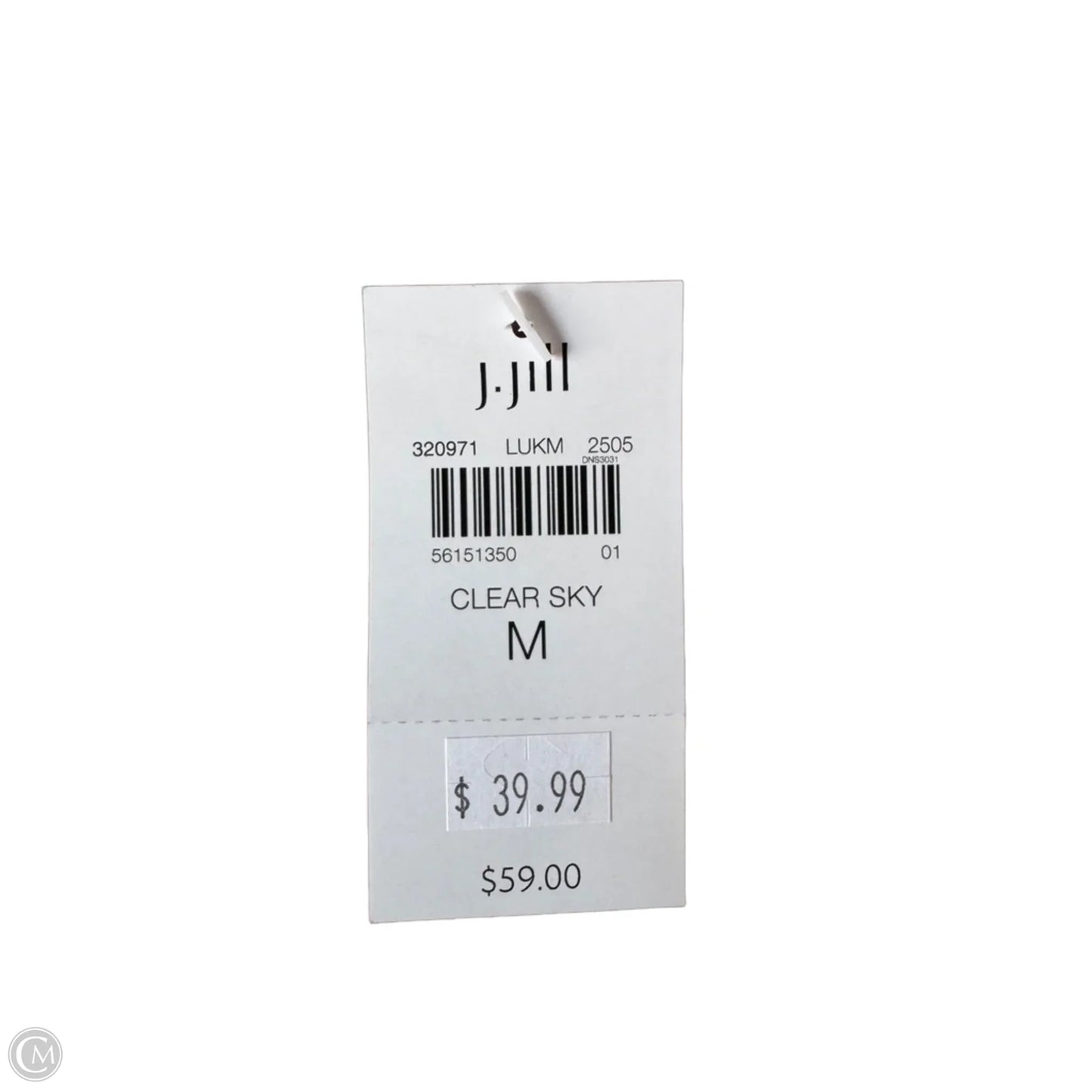 Top Sleeveless By J. Jill In Blue, Size: M