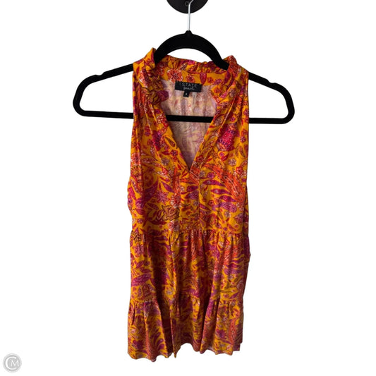 Dress Casual Short By 1.state In Orange & Pink, Size: S