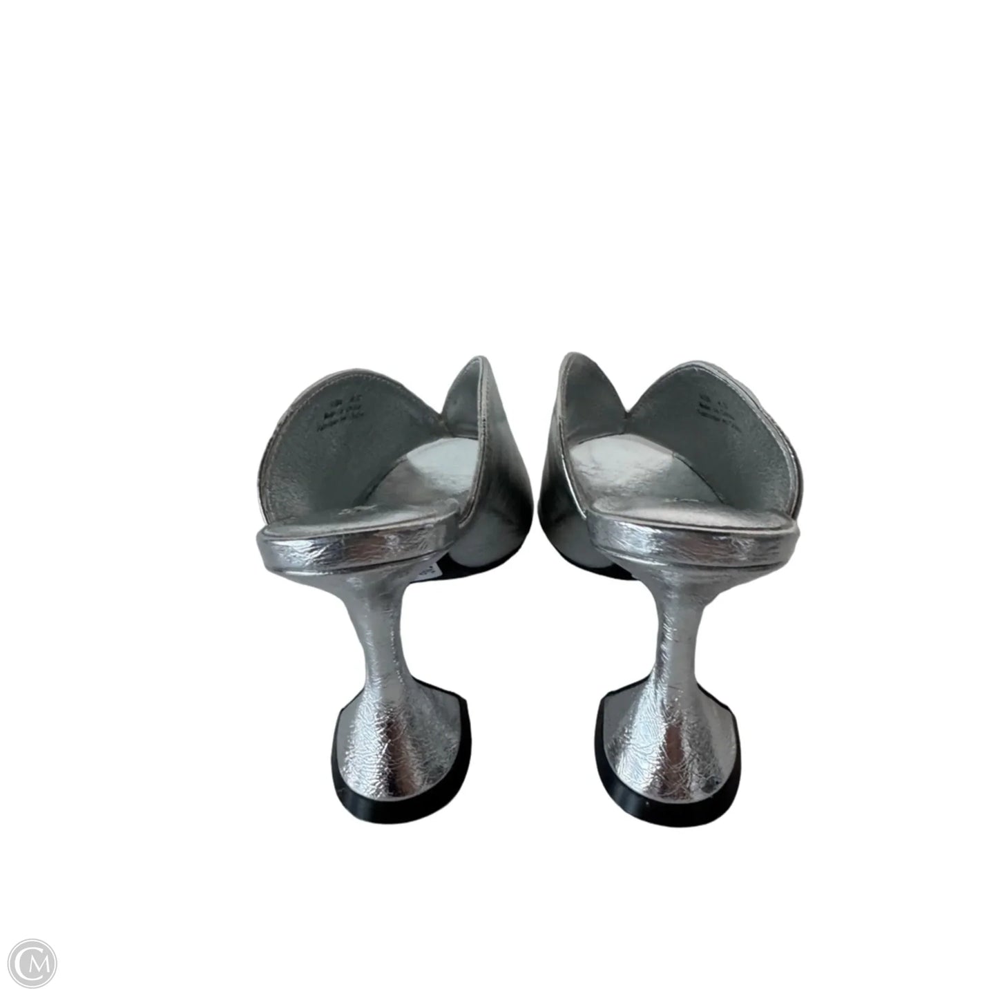 Shoes Heels Block By Jeffrey Campbell In Silver, Size: 6.5